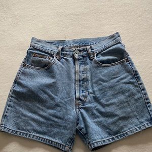Calvin Klein blue denim shorts